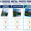 Custom Photo Print on Metal (Portrait) - KEVEN