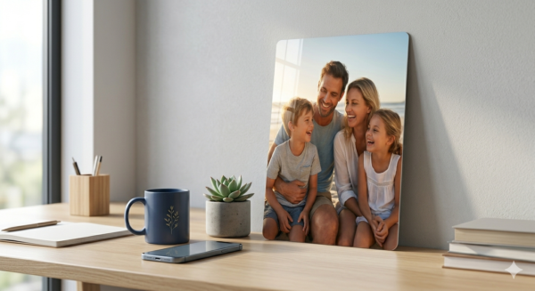 Custom Photo Print on Metal (Portrait) - KEVEN