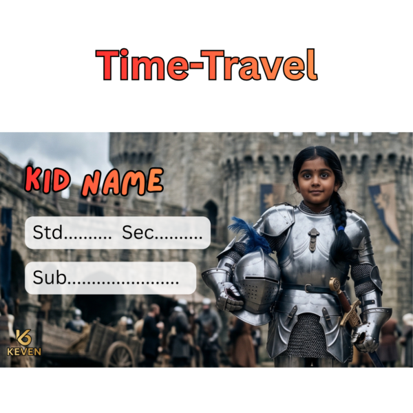 Personalized Photo Name Labels for Kids | Custom Theme Book Labels - KEVEN