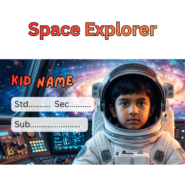 Personalized Photo Name Labels for Kids | Custom Theme Book Labels - KEVEN