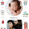 Baby Birth Design 1 Personalized Gifts-Baby Birth Metal Print