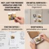 Personalized Photo Magnets | Custom Metal Fridge Magnets - KEVEN