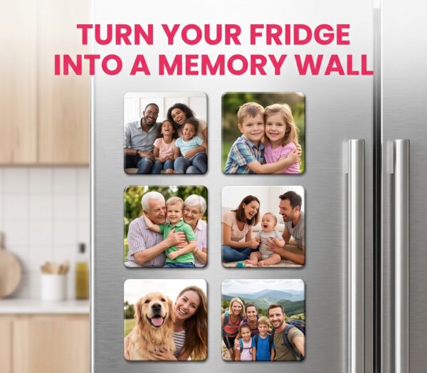 Personalized Photo Magnets | Custom Metal Fridge Magnets - KEVEN